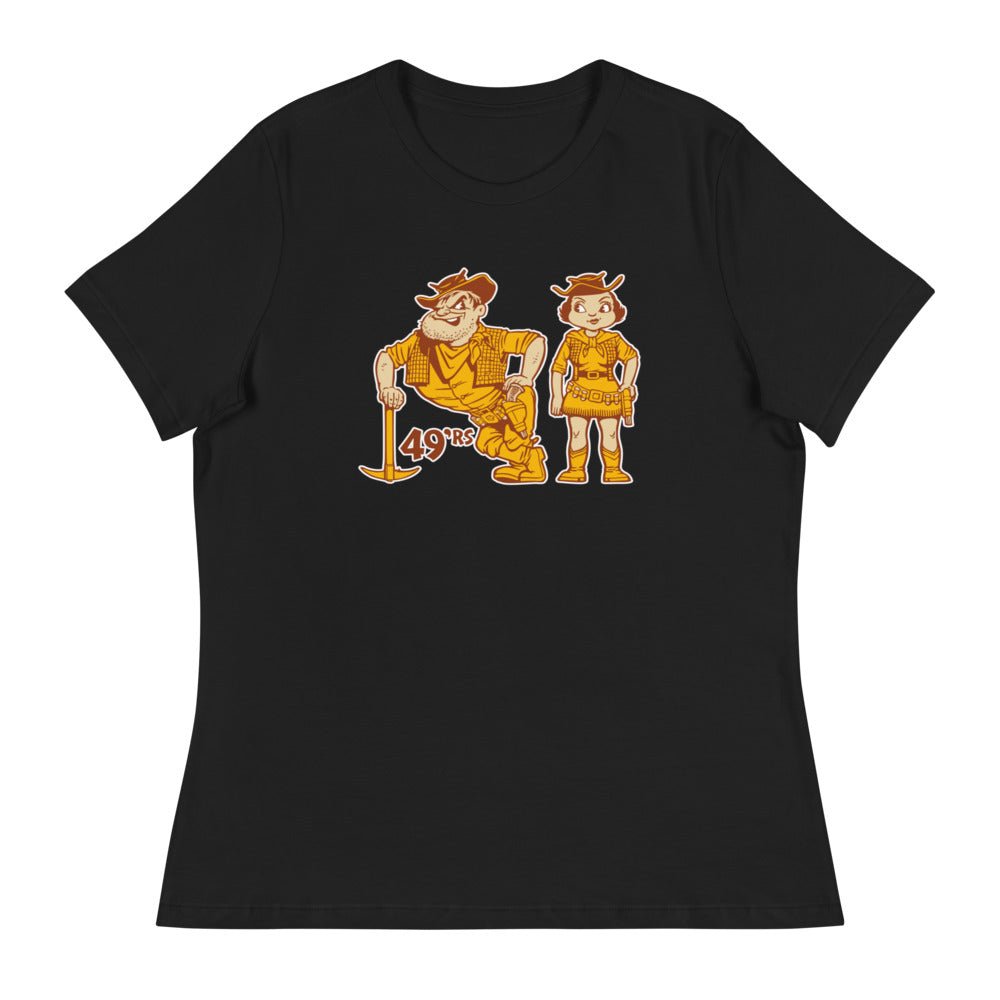 Vintage Long Beach State Women's Relaxed Shirt - 1950s Couple of 49ers Art W Relaxed T Shirt - Rivalry Week