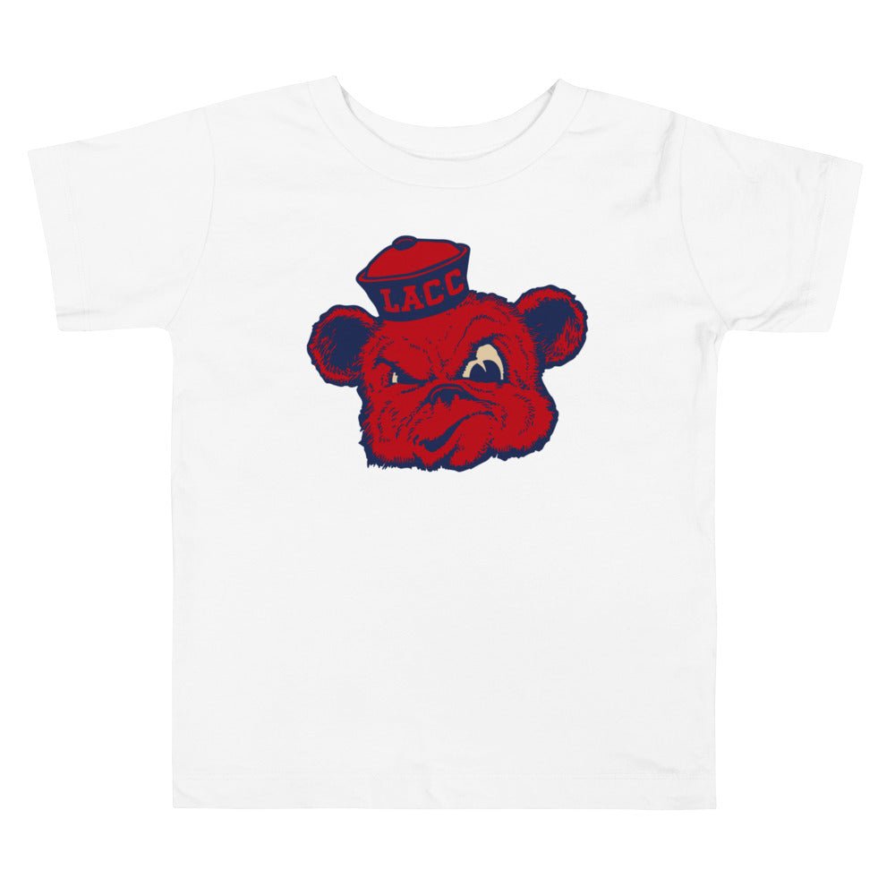 Vintage Los Angeles City College Toddler T Shirt - 1940s Sailor Bear Art Toddler Staple Tee - rivalryweek