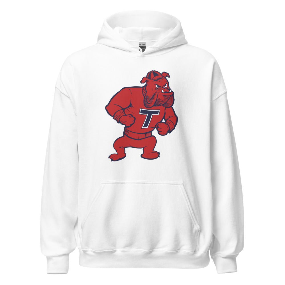 Vintage Louisiana Tech Hoodie - 1950s Varsity T Bulldog Art Hoodie - rivalryweek