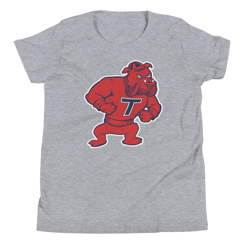 Vintage Louisiana Tech Kids Youth Shirt - 1950s Varsity T Bulldog Art Youth Staple Tee - rivalryweek