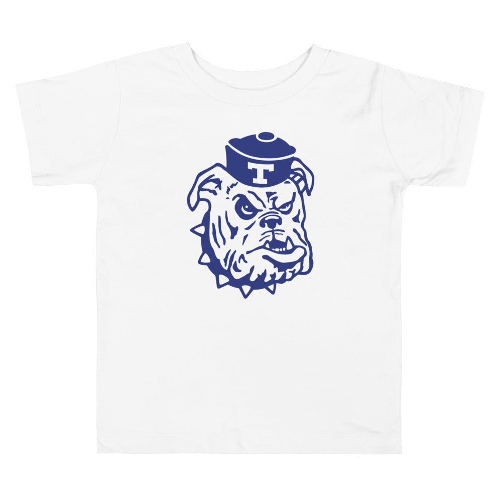 Vintage Louisiana Tech Toddler T Shirt - 1966 Bulldog Sailor Mascot Art Toddler Staple Tee - rivalryweek