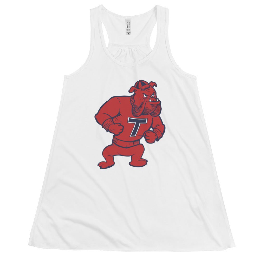 Vintage Louisiana Tech Women's Flowy Tank Top - 1950s Varsity T Bulldog Art W Tank Top - rivalryweek