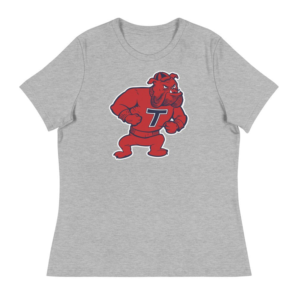 Vintage Louisiana Tech Women's Relaxed Shirt - 1950s Varsity T Bulldog Art W Relaxed T Shirt - rivalryweek