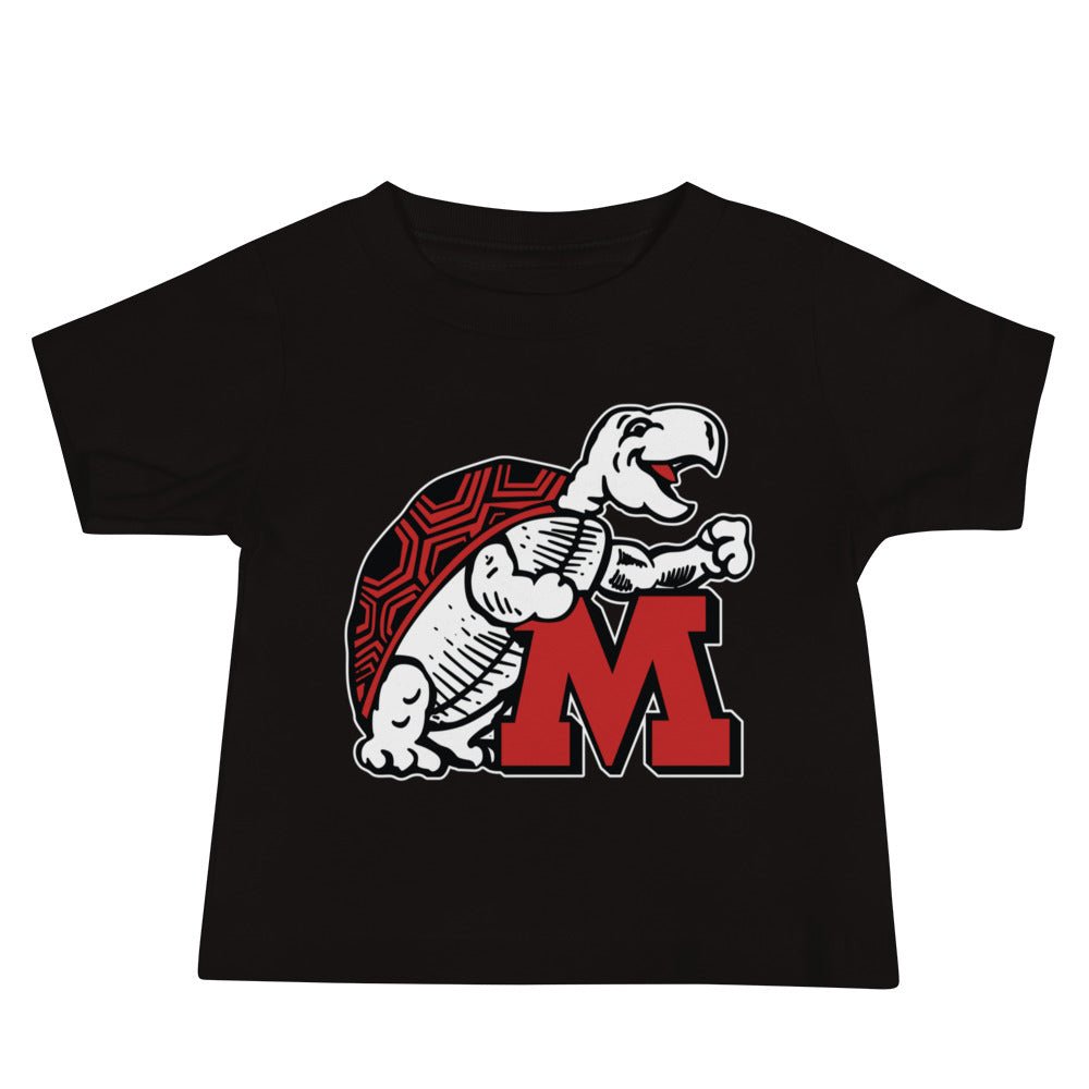 Vintage Maryland Baby T Shirt - 1933 Happy Terrapin Art Baby Staple Tee - rivalryweek