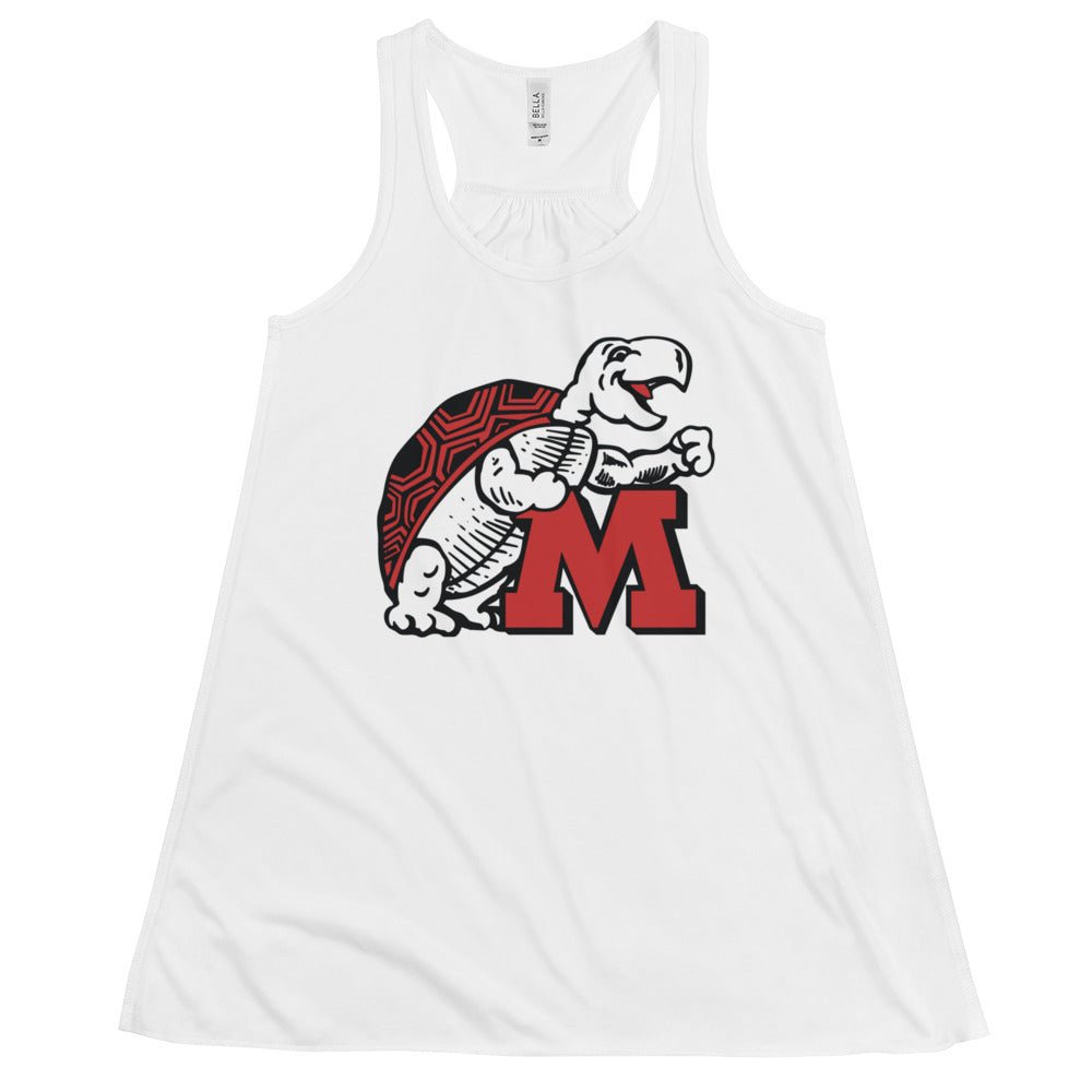 Vintage Maryland Women's Flowy Tank Top - 1933 Happy Terrapin Art W Tank Top - rivalryweek