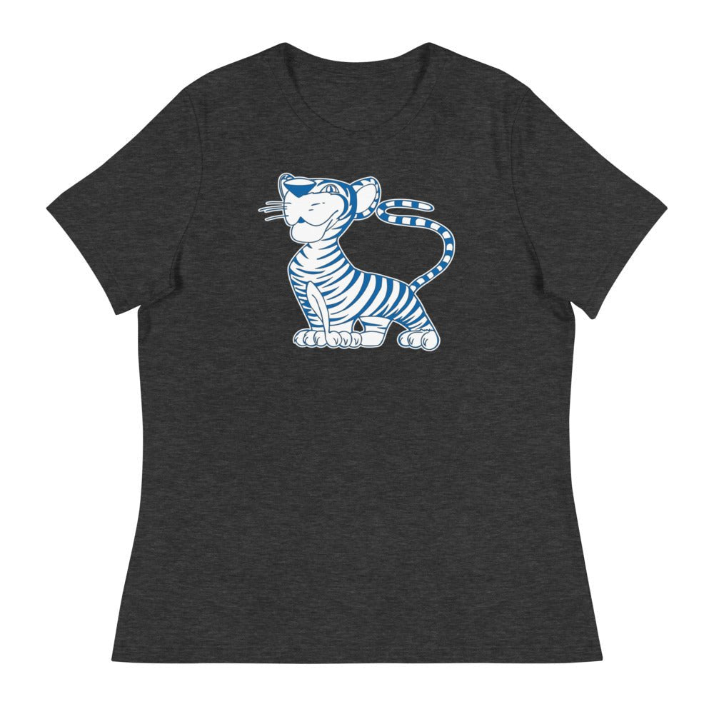 Vintage Memphis Women's Relaxed Shirt - 1960s Memphis Tiger Mascot Art W Relaxed T Shirt - rivalryweek