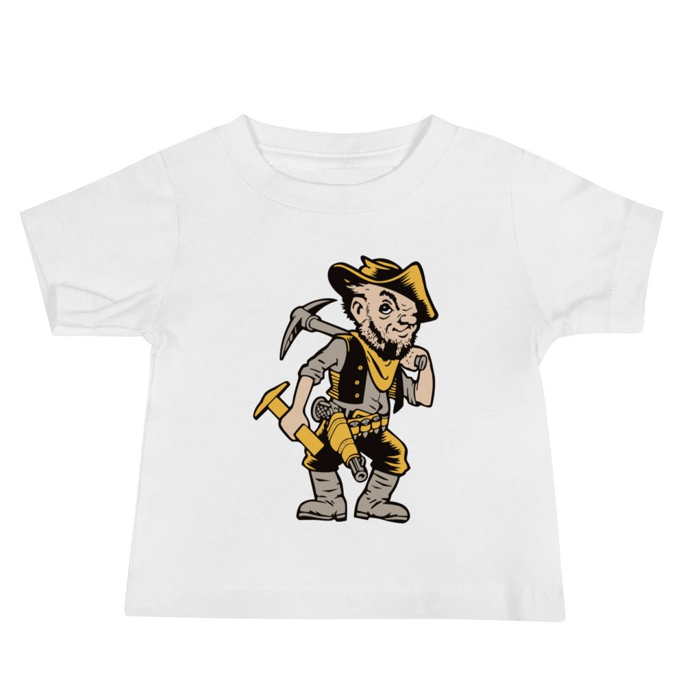 Vintage Missouri S&T (Mines) Baby T Shirt - 1940s Missouri Miner Art Baby Staple Tee - Rivalry Week