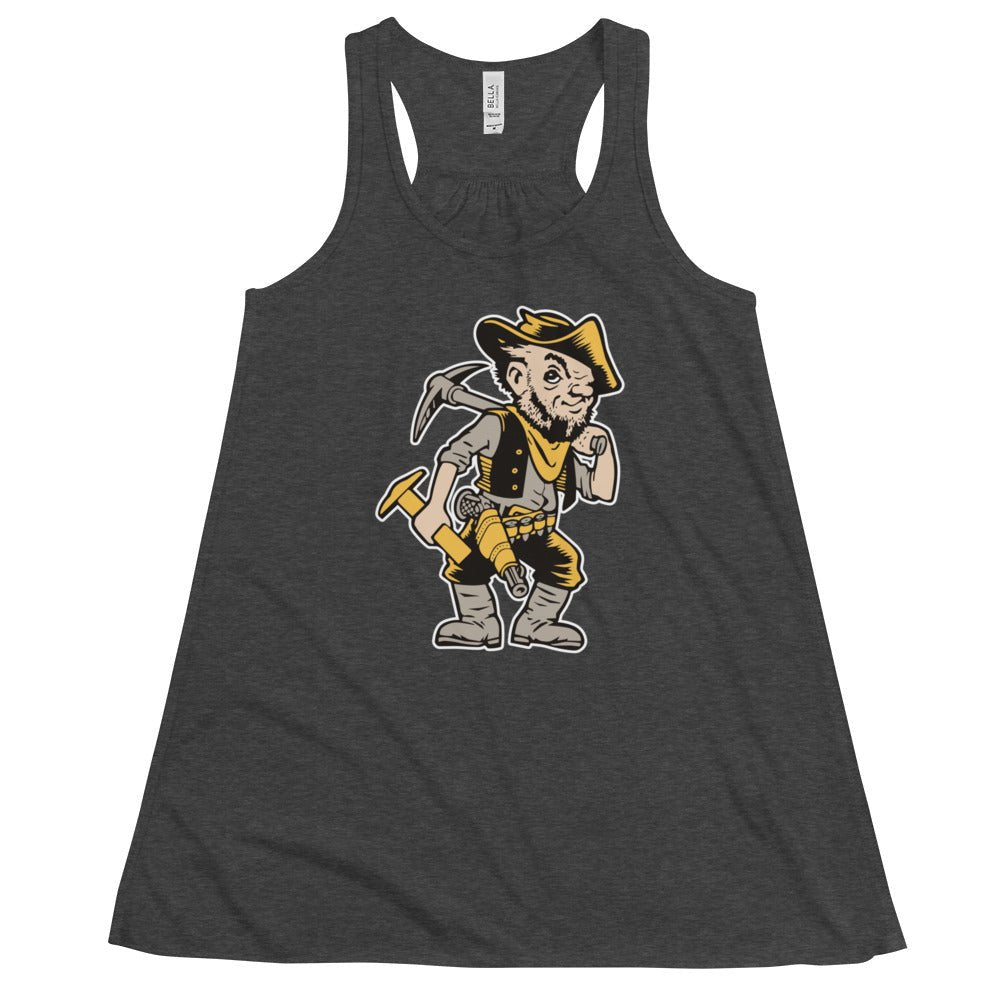 Vintage Missouri S&T (Mines) Women's Flowy Tank Top - 1940s Missouri Miner Art W Tank Top - Rivalry Week