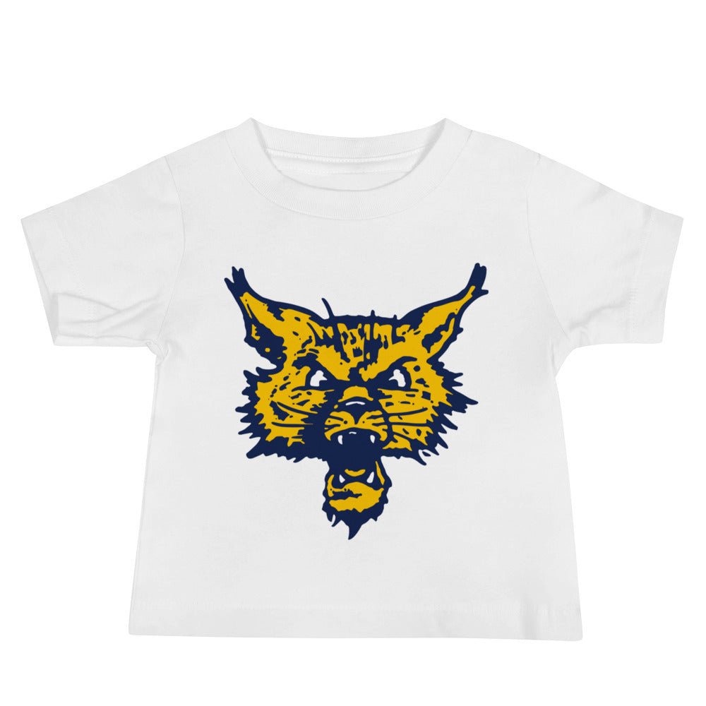 Vintage Montana State Baby T Shirt - 1950s Wild Cat Art Baby Staple Tee - Rivalry Week