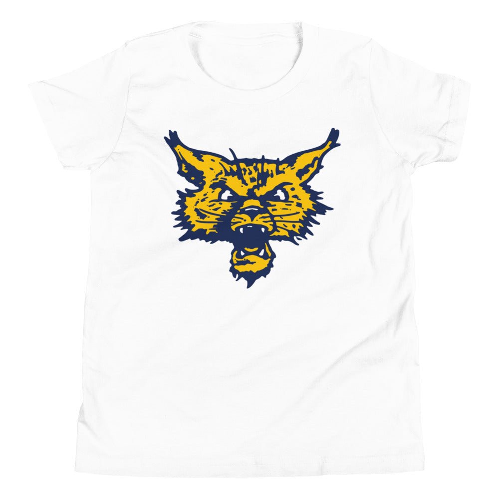 Vintage Montana State Kids Youth Shirt - 1950s Wild Cat Art Youth Staple Tee - Rivalry Week