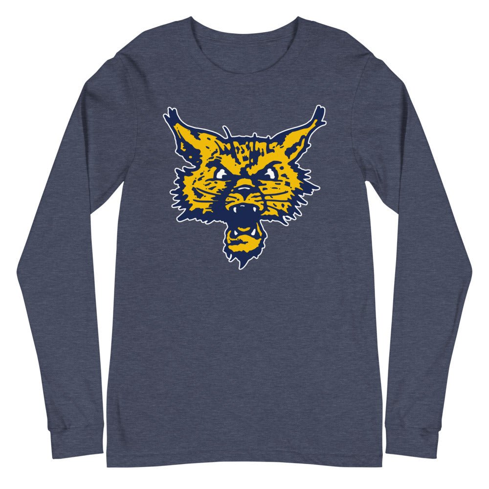 Vintage Montana State Long Sleeve Shirt - 1950s Wild Cat Art Long Sleeve Shirt - Rivalry Week