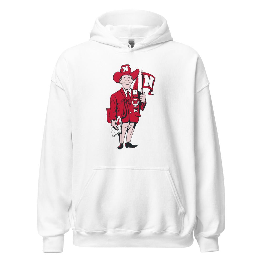 Vintage Nebraska Fan Hoodie - 1965 Big Red Art Hoodie - rivalryweek