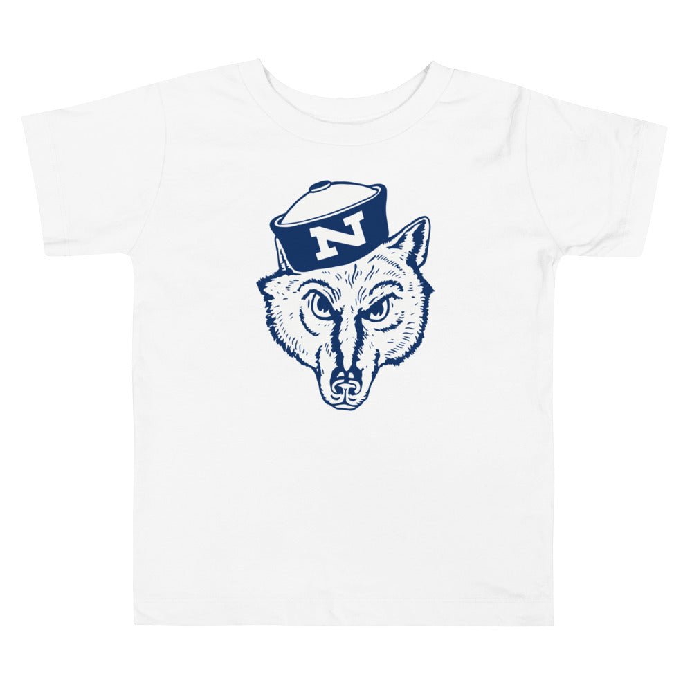 Vintage Nevada Toddler T Shirt - 1940s Sailor Wolf Art Toddler Staple Tee - rivalryweek