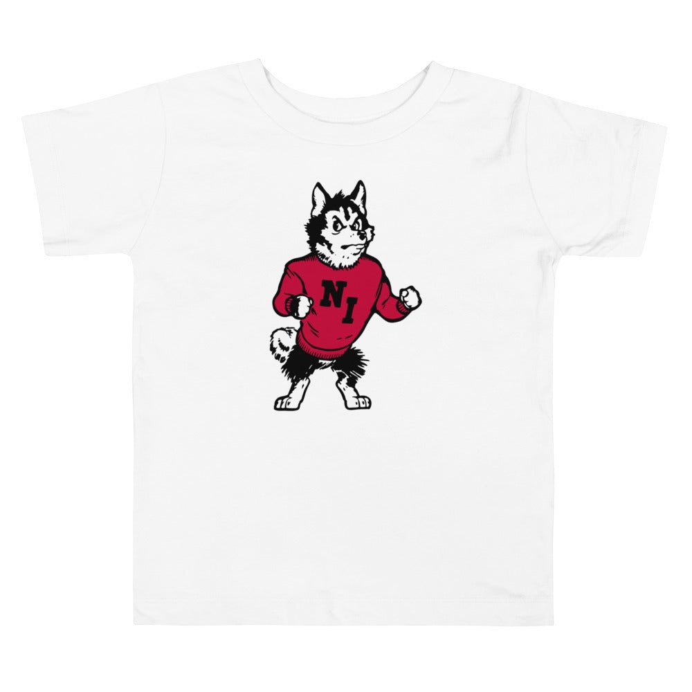 Vintage NIU Toddler T Shirt - 1968 Strutting Husky Art Toddler Staple Tee - Rivalry Week