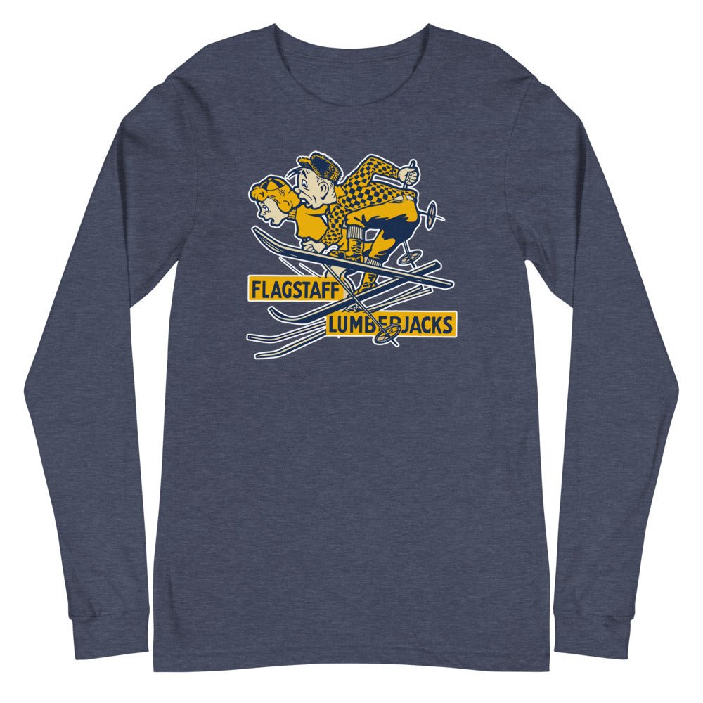 Vintage Northern Arizona Long Sleeve Shirt - 1950s Flagstaff Lumberjacks Art Long Sleeve Shirt - Rivalry Week