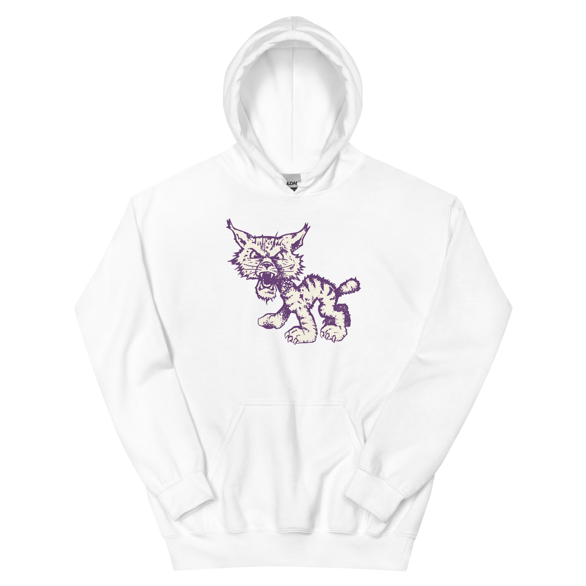 Vintage Northwestern Hoodie - 1950's Wildcats Art Sweatshirt - rivalryweek