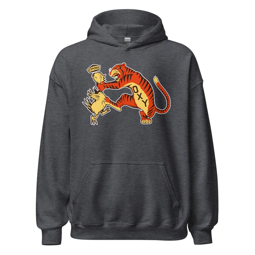 Vintage Occidental College Rivalry Hoodie - 1930s Tigers vs. Pomona Art Hoodie - rivalryweek