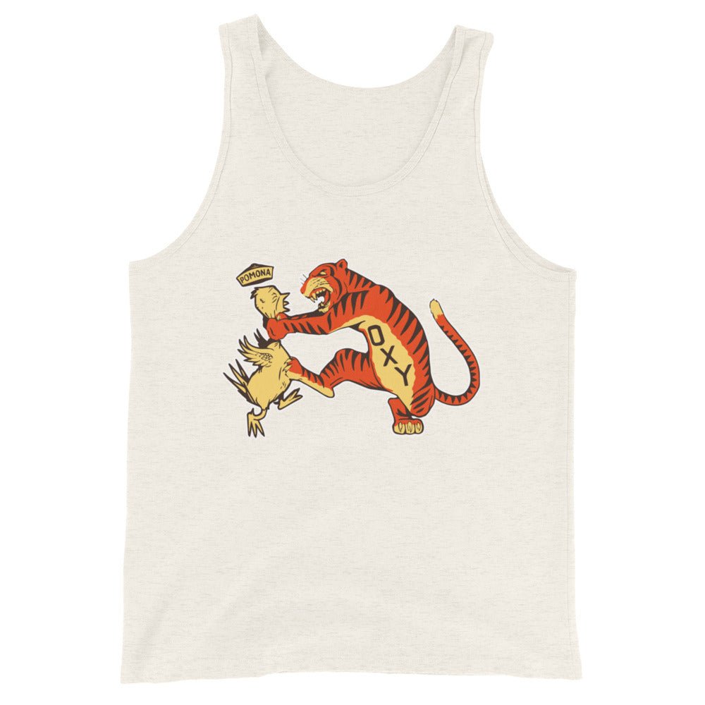 Vintage Occidental College Rivalry Men's Tank Top - 1930s Tigers vs. Pomona Art Mens Tank Top - rivalryweek