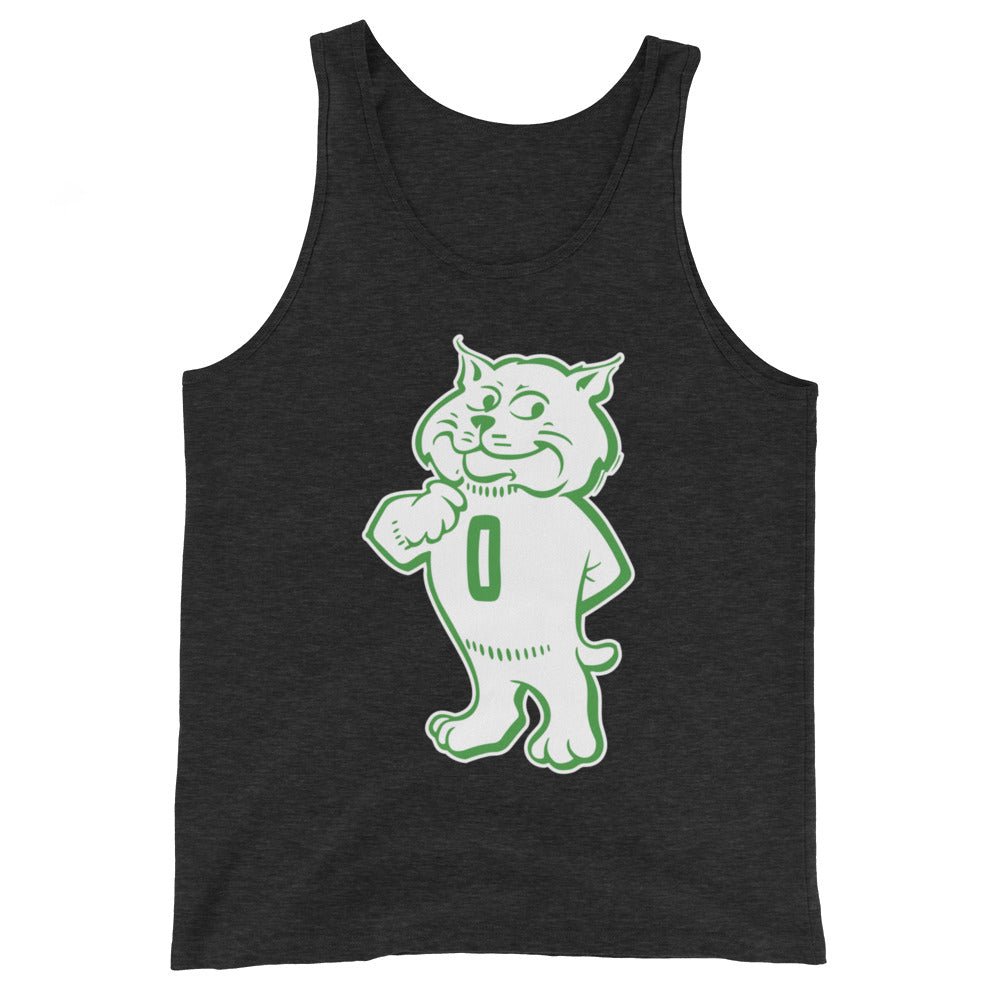 Vintage Ohio Mascot Men's Tank Top - 1960s Proud Bobcat Art Mens Tank Top - Rivalry Week