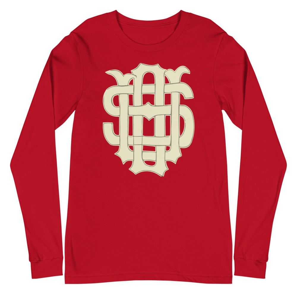 Vintage Ohio State Long Sleeve Shirt - 1920's OSU Monogram Art Long Sleeve Shirt - Rivalry Week