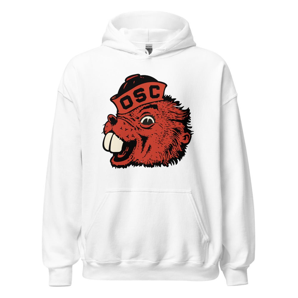 Vintage Oregon State Hoodie - 1951 Sailor Beaver Art Hoodie - rivalryweek