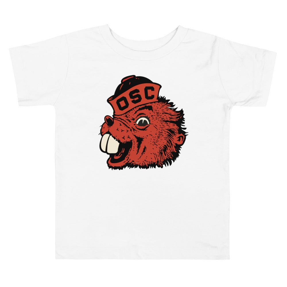 Vintage Oregon State Toddler T Shirt - 1951 Sailor Beaver Art Toddler Staple Tee - rivalryweek