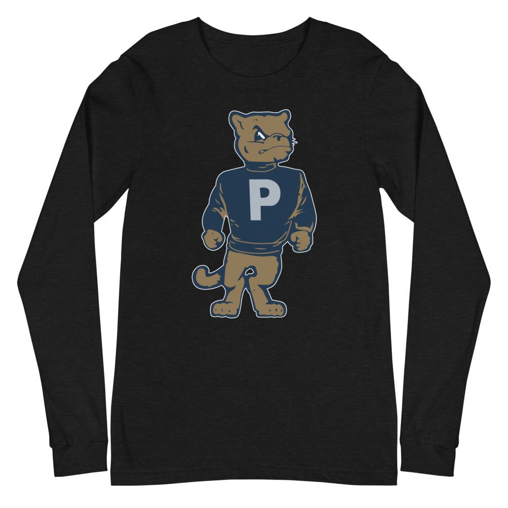 Vintage Penn State Mascot Long Sleeve Shirt - 1950s Varsity Lion Art Long Sleeve Shirt - rivalryweek