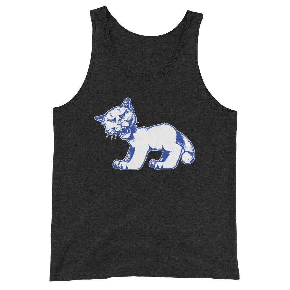 Vintage Penn State Mascot Men's Tank Top - 1950s All Fours Nittany Lion Art Mens Tank Top - rivalryweek