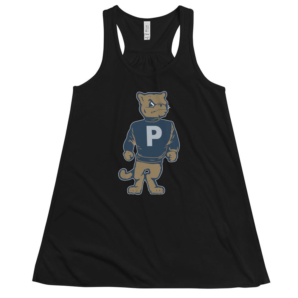 Vintage Penn State Mascot Women's Flowy Tank Top - 1950s Varsity Lion Art W Tank Top - rivalryweek