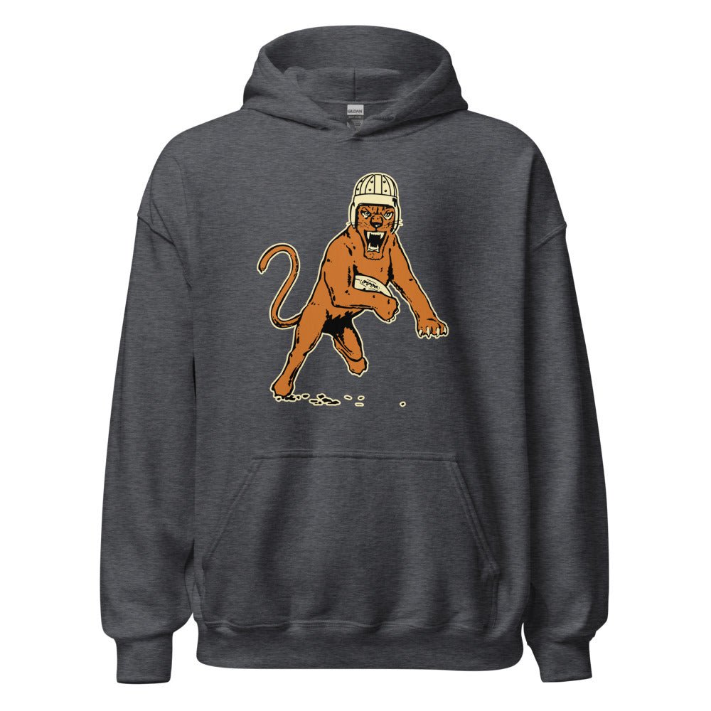 Vintage Pitt Football Hoodie - 1940s Panther Football Mascot Art Hoodie - Rivalry Week