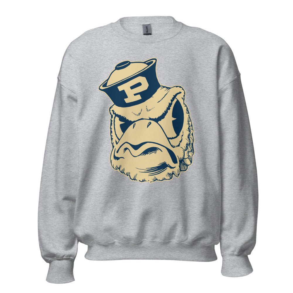 Vintage Pomona College Crew Neck Sweatshirt - 1940s Sagehen Sailor Art Sweatshirt - rivalryweek