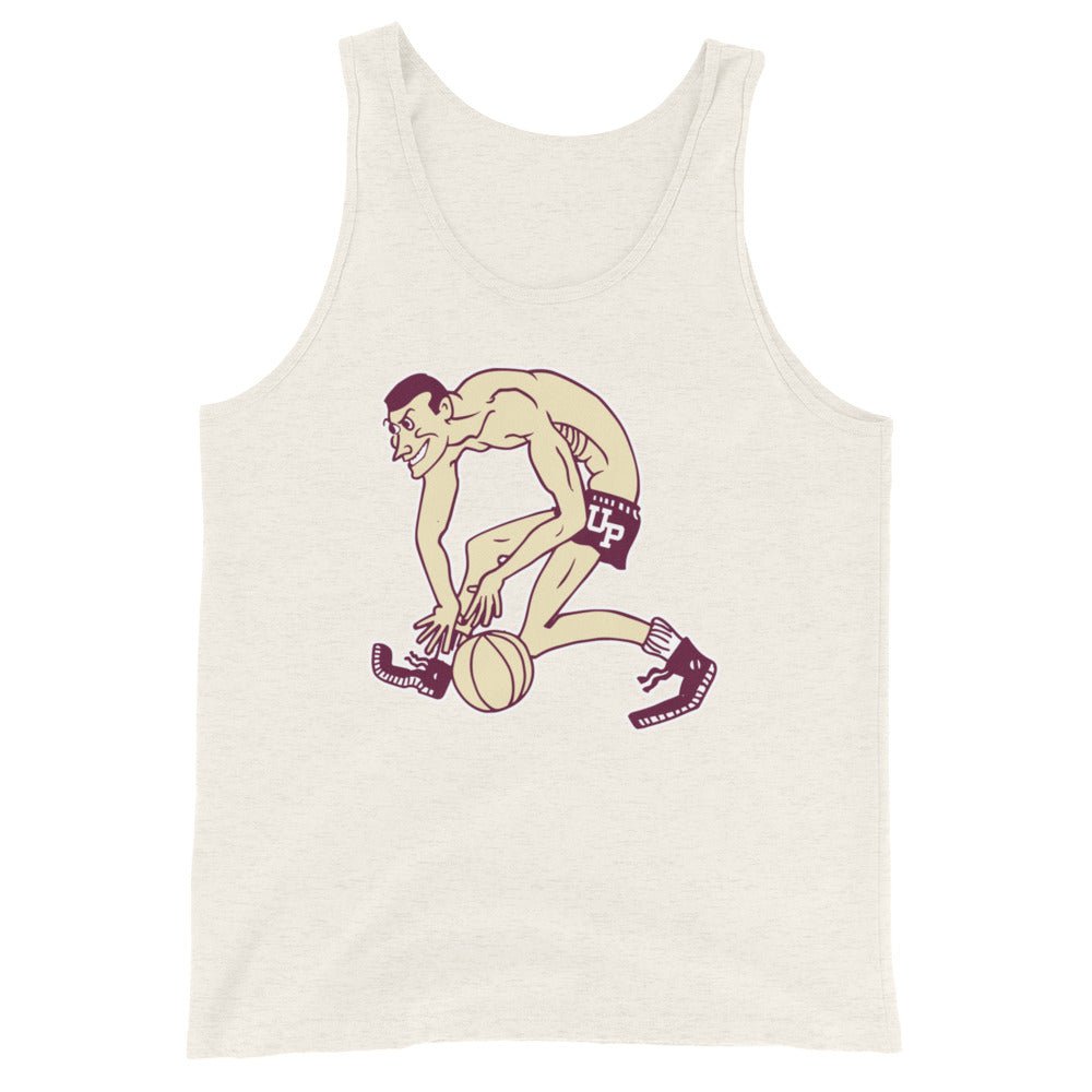 Vintage Portland Pilots Basketball Men's Tank Top - 1940s Double Dribble Art Mens Tank Top - Rivalry Week