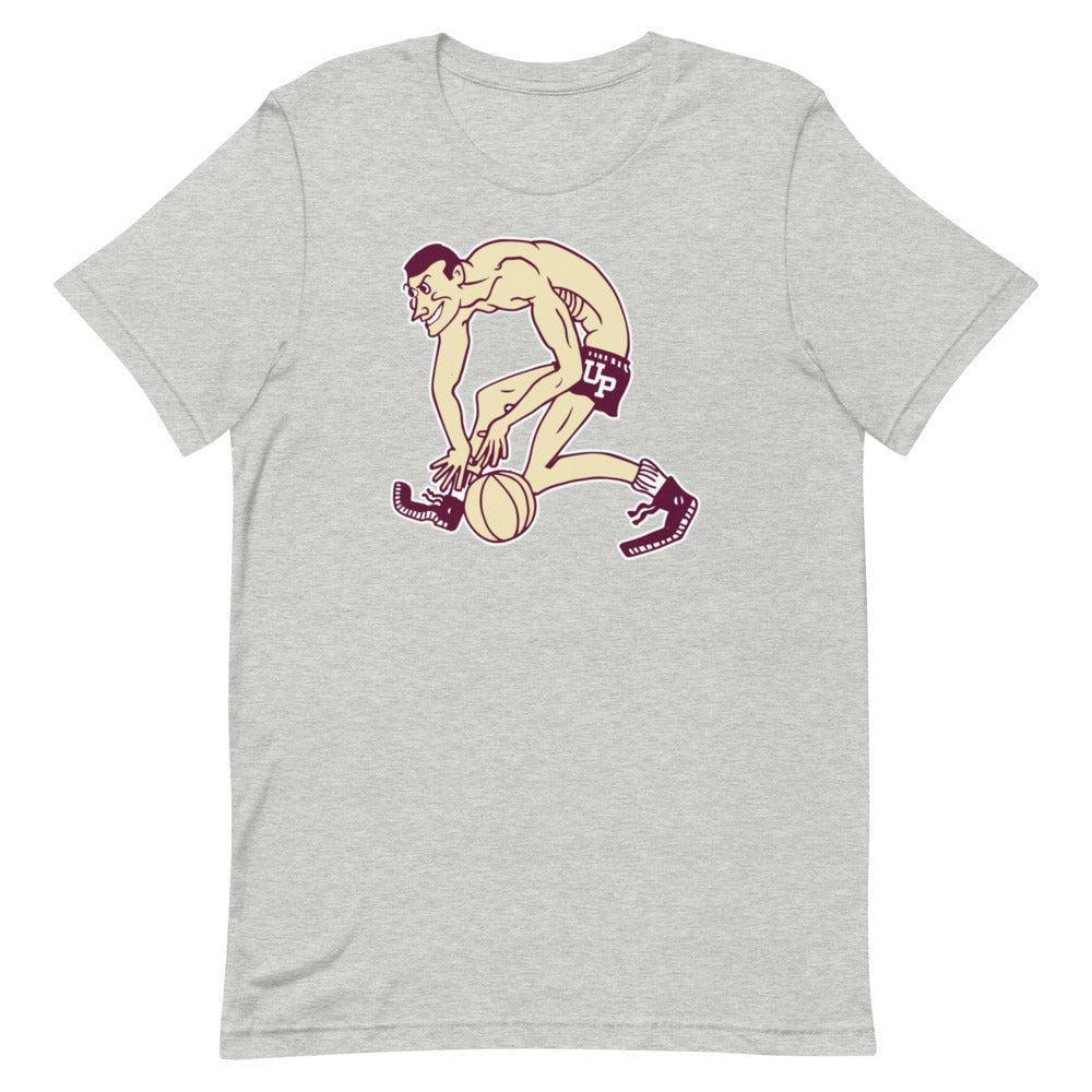 Vintage Portland Pilots Basketball Shirt - 1940s Double Dribble Art Shirt - Rivalry Week