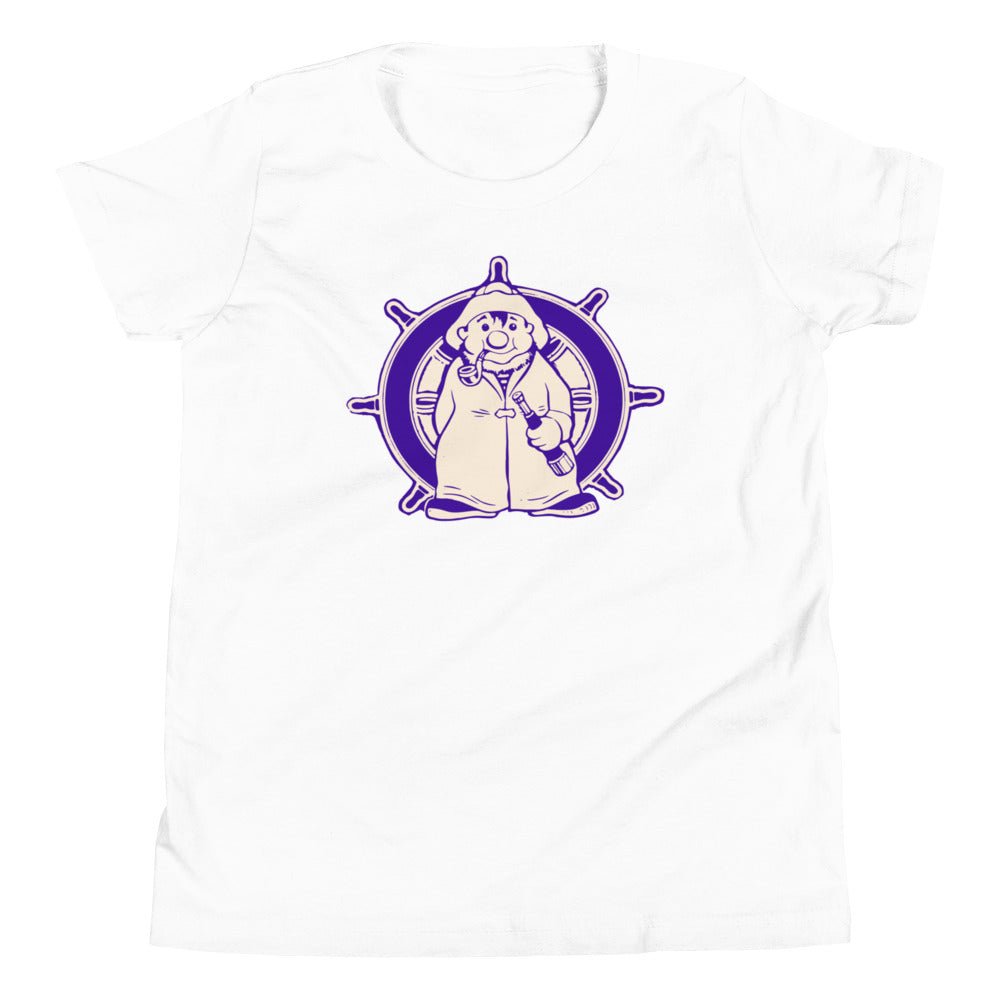 Vintage Portland Pilots Kids Youth Shirt - 1940s Wet Wally Art Youth Staple Tee - Rivalry Week