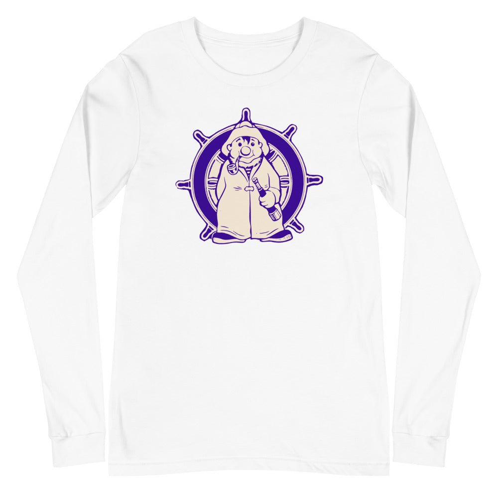 Vintage Portland Pilots Long Sleeve Shirt - 1940s Wet Wally Art Long Sleeve Shirt - Rivalry Week