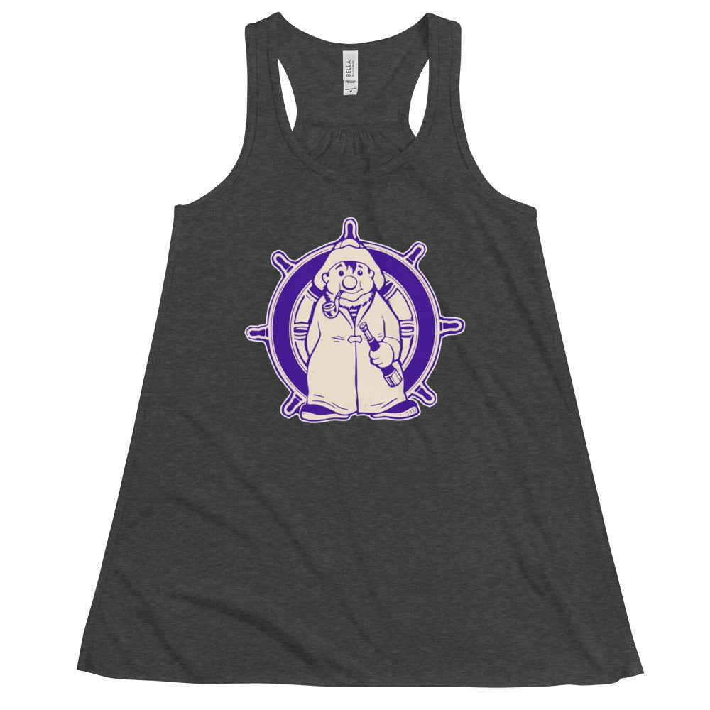 Vintage Portland Pilots Women's Flowy Tank Top - 1940s Wet Wally Art W Tank Top - Rivalry Week