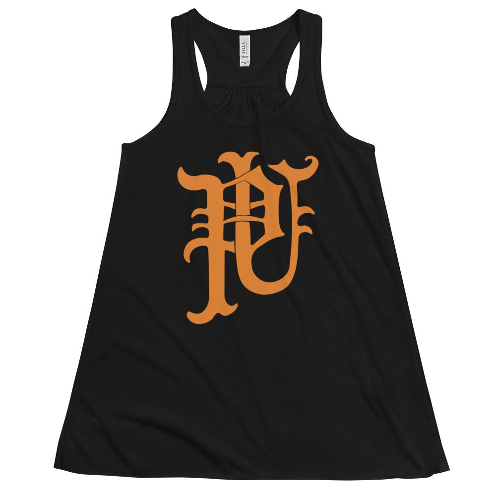 Vintage Princeton Women's Flowy Tank Top - 1930s PU Monogram Art W Tank Top - Rivalry Week