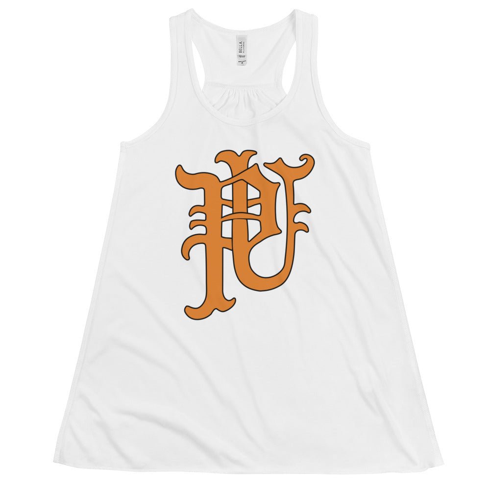 Vintage Princeton Women's Flowy Tank Top - 1930s PU Monogram Art W Tank Top - Rivalry Week