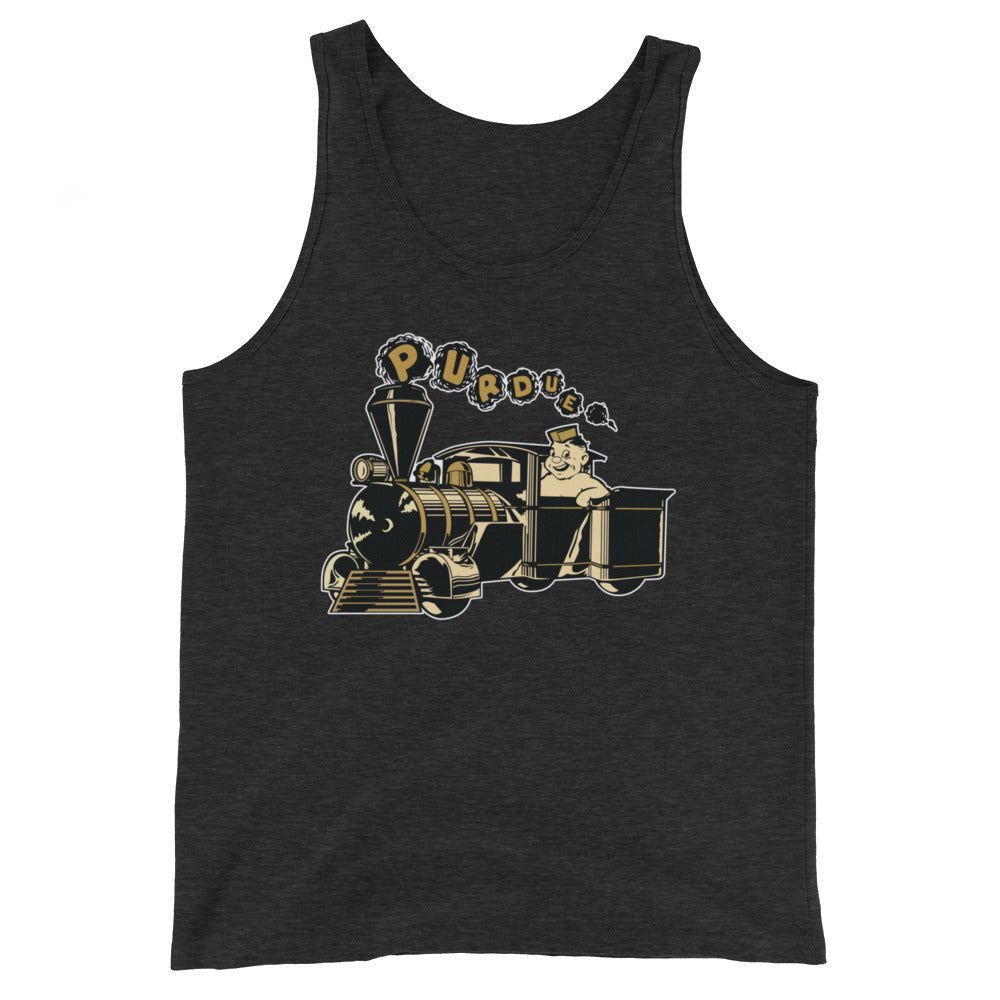 Vintage Purdue Men's Tank Top - 1940s Conductor Pete Art Mens Tank Top - Rivalry Week