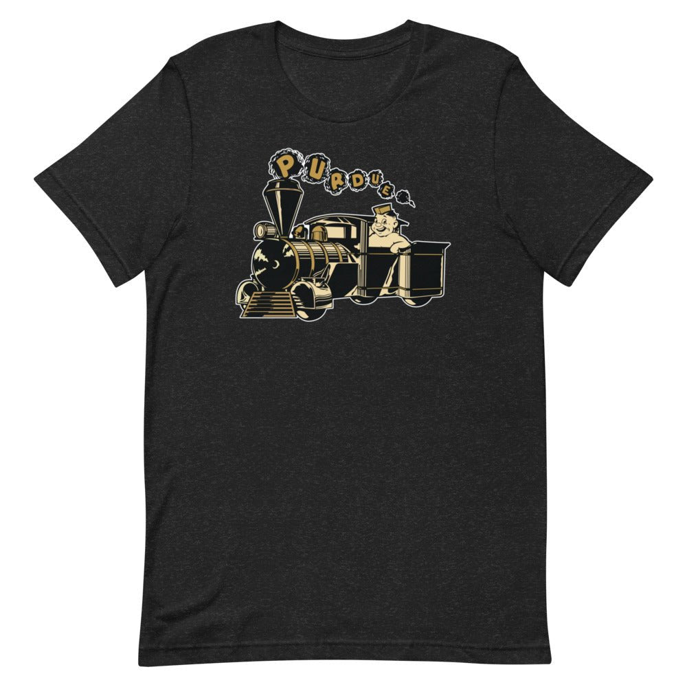 Vintage Purdue Shirt - 1940s Conductor Pete Art Shirt - Rivalry Week