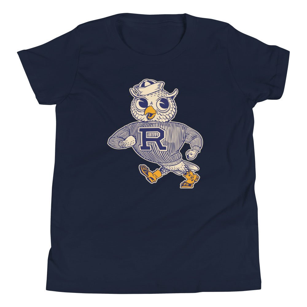 Vintage Rice Kids Youth Shirt - 1950s Strutting Sailor Owl Art Youth Staple Tee - rivalryweek