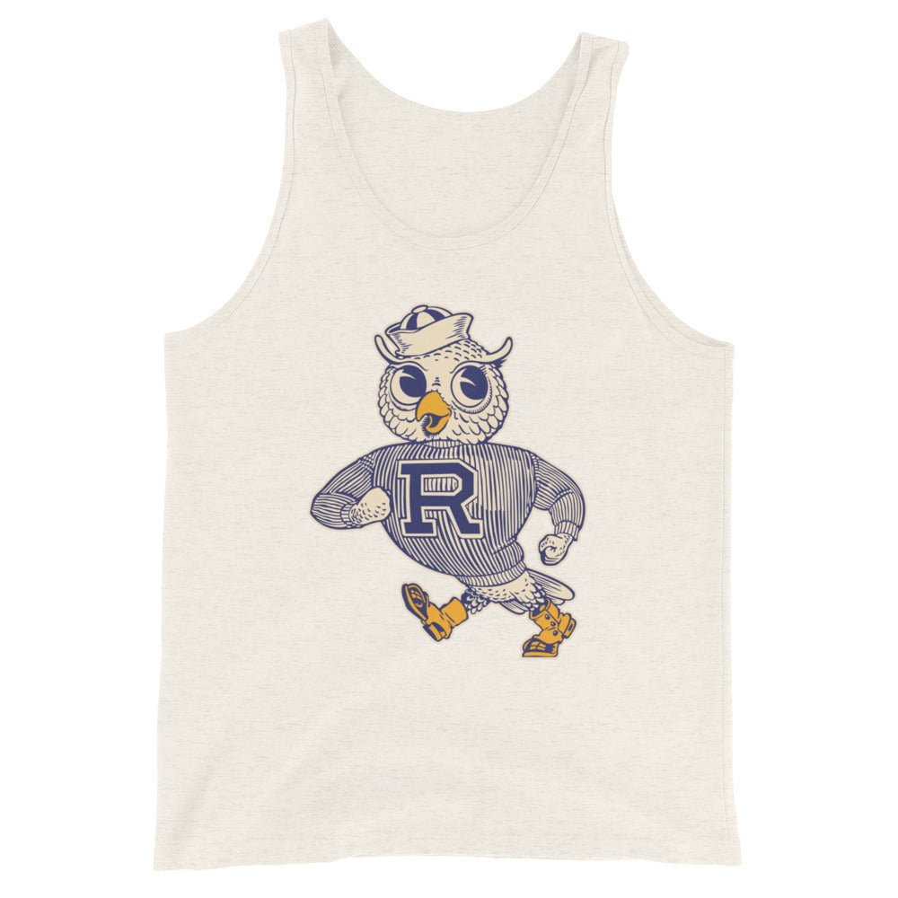 Vintage Rice Men's Tank Top - 1950s Strutting Sailor Owl Art Mens Tank Top - rivalryweek