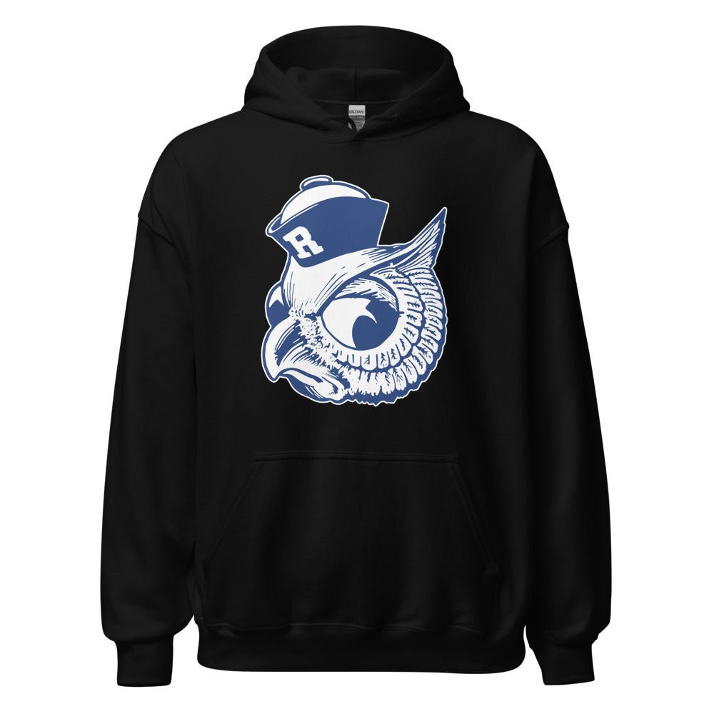 Vintage Rice Owls Hoodie - 1950 Sailor Owl Art Hoodie - rivalryweek