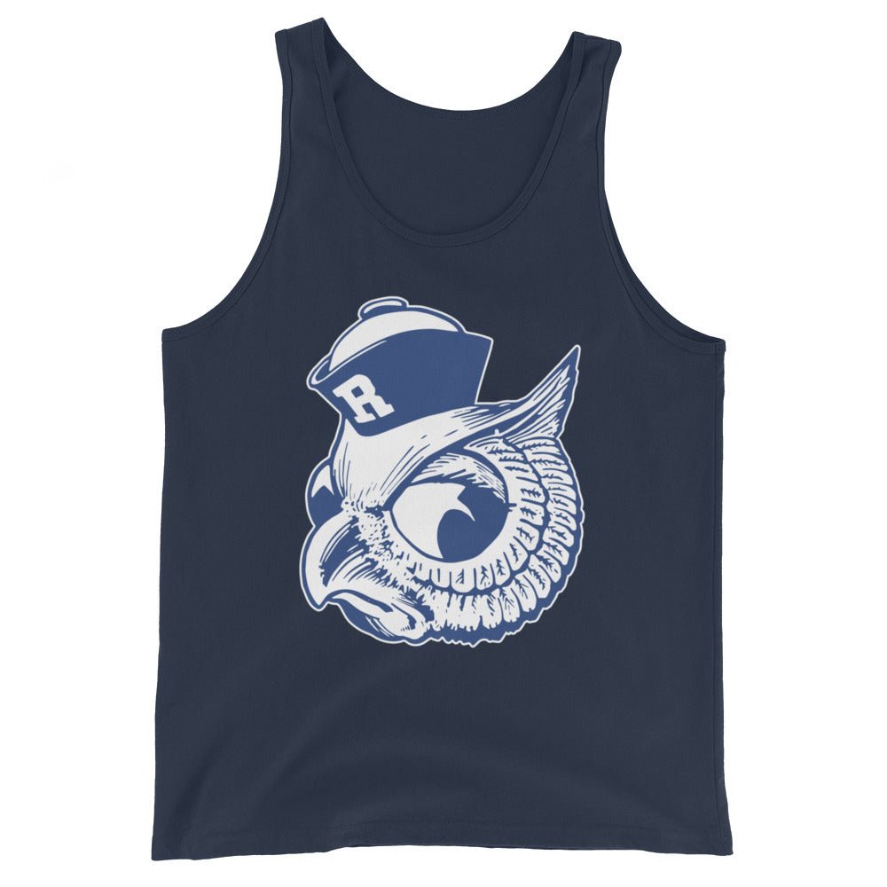 Vintage Rice Owls Men's Tank Top - 1950 Sailor Owl Art Mens Tank Top - rivalryweek