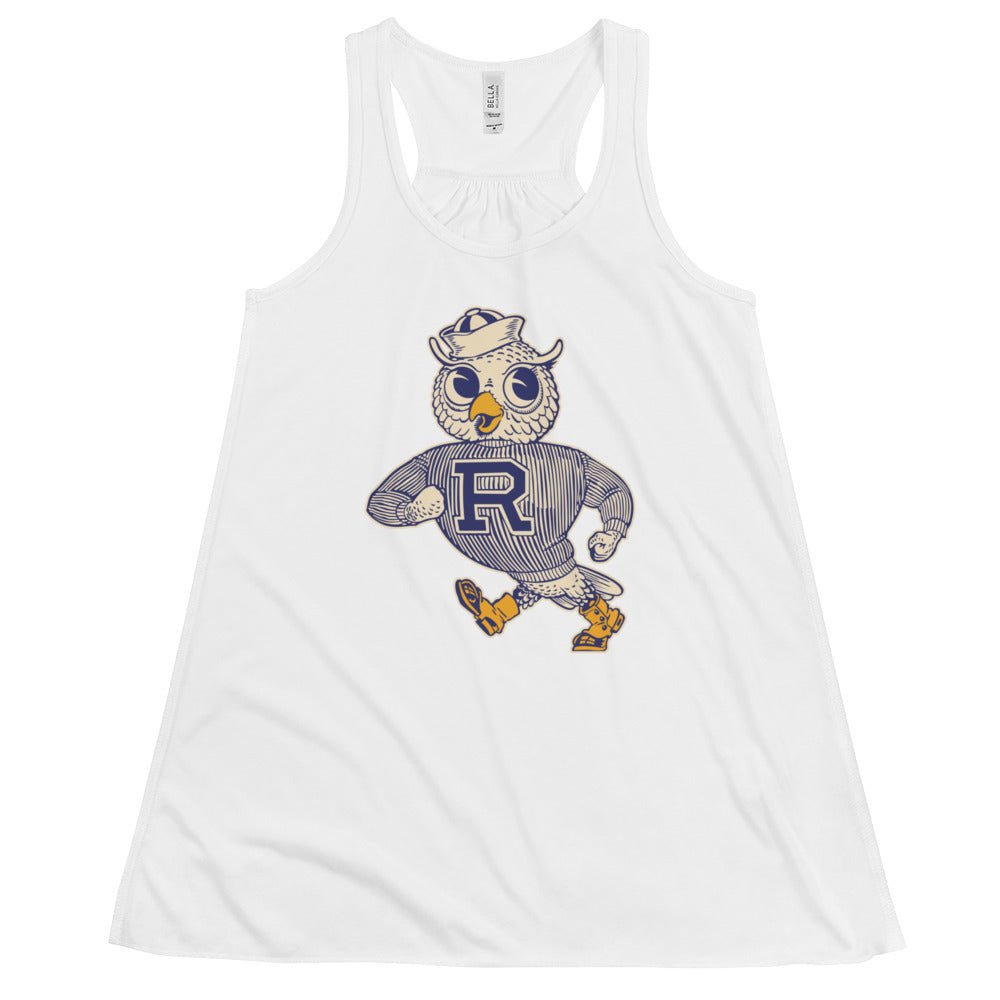 Vintage Rice Women's Flowy Tank Top - 1950s Strutting Sailor Owl Art W Tank Top - rivalryweek