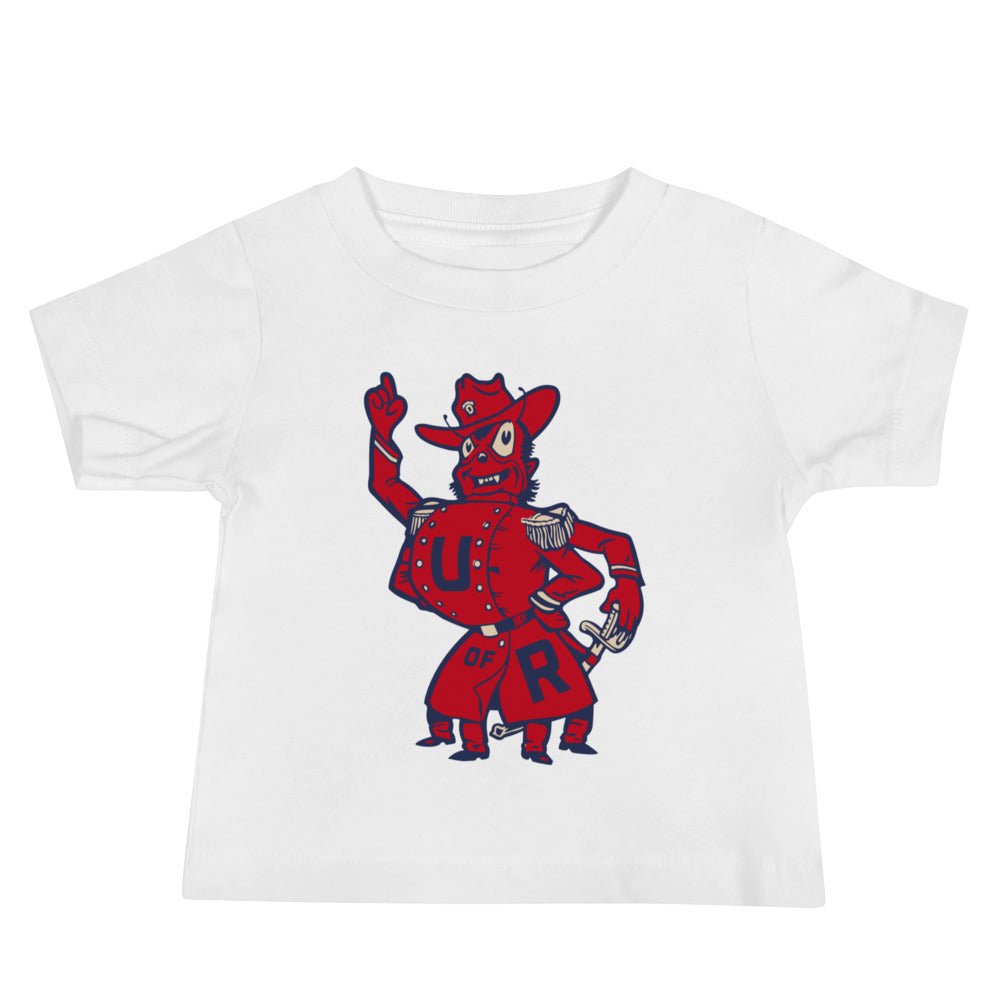 Vintage Richmond Spiders Baby T Shirt - 1950s Captain Spider Art Baby Staple Tee - Rivalry Week