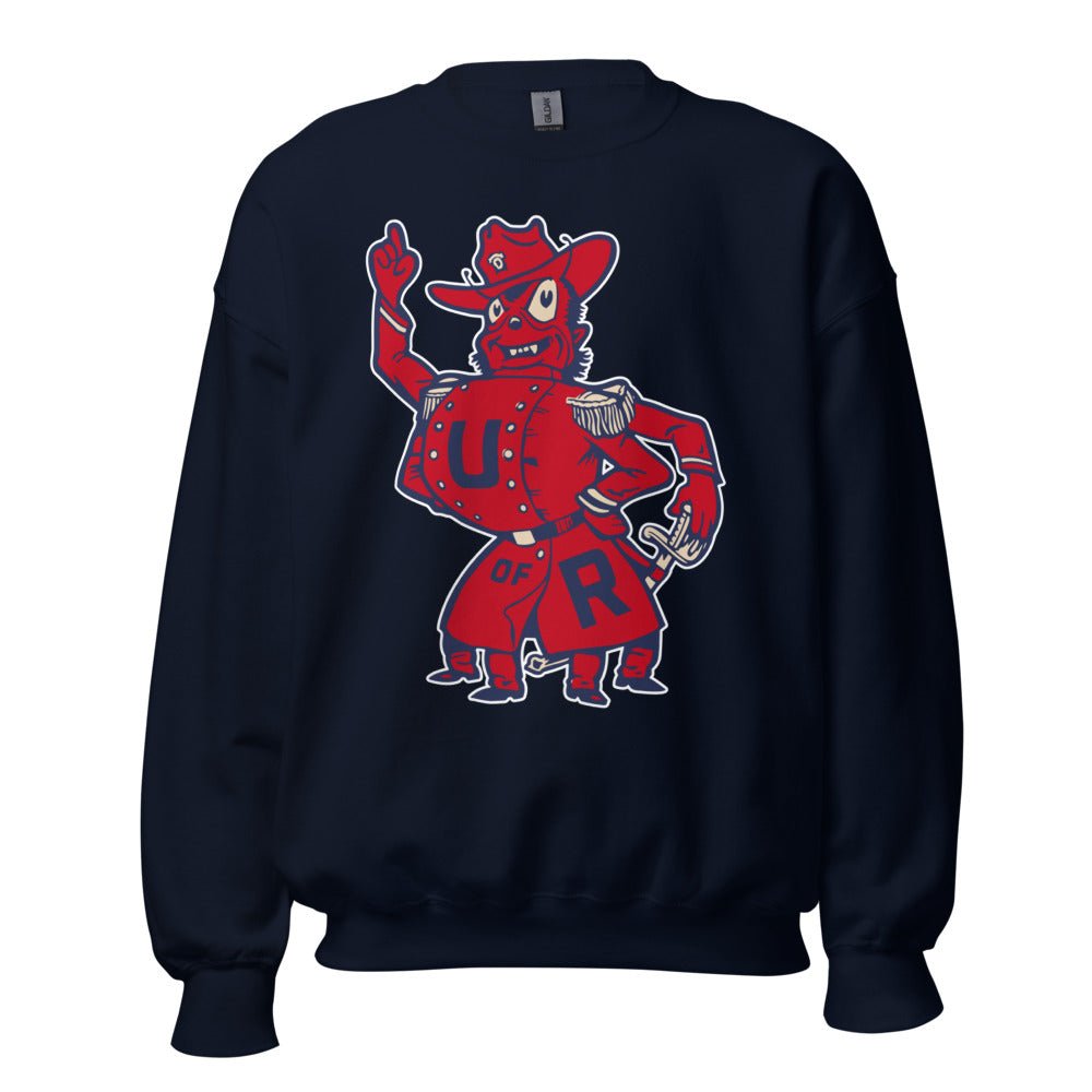 Vintage Richmond Spiders Crew Neck Sweatshirt - 1950s Captain Spider Art Sweatshirt - Rivalry Week