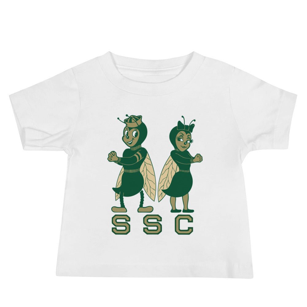 Vintage Sacramento State Baby T Shirt - 1950s Hornets in Love Art Baby Staple Tee - Rivalry Week