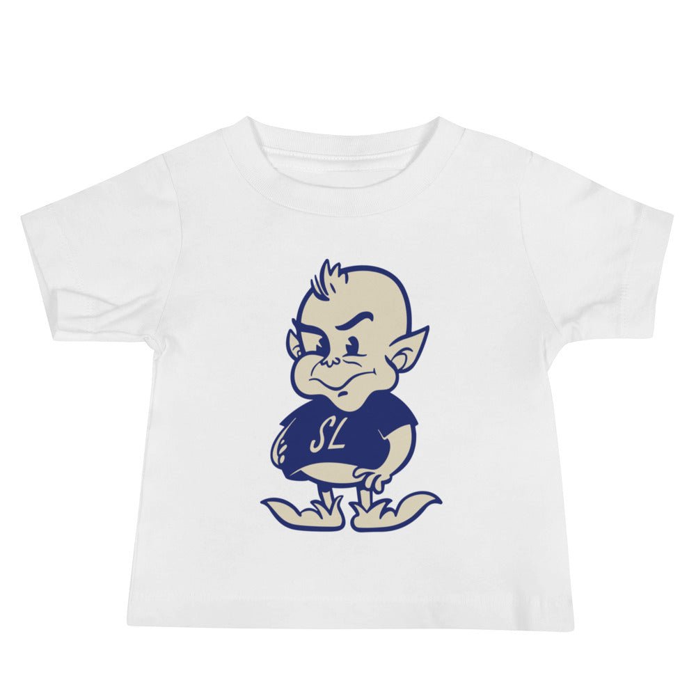 Vintage Saint Louis Baby T Shirt - 1950s Lil' Billekin Art Baby Staple Tee - Rivalry Week