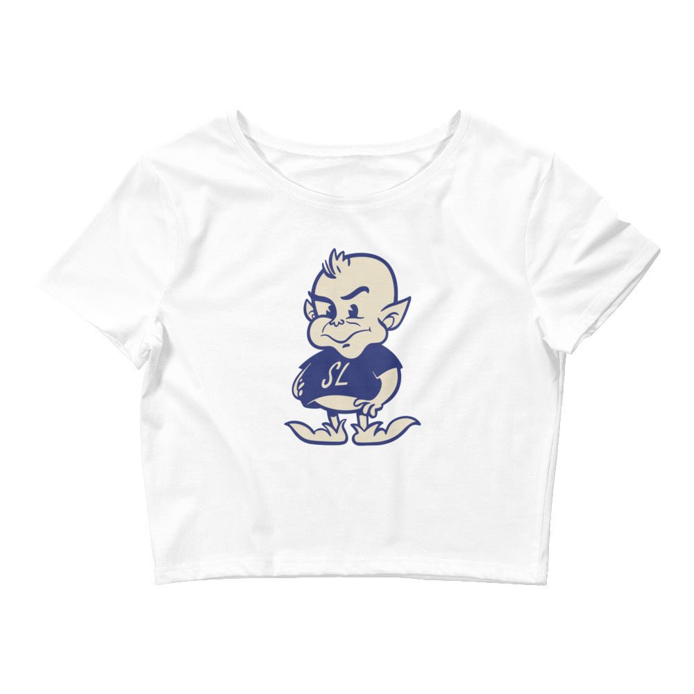 Vintage Saint Louis Crop Top - 1950s Lil' Billekin Art Crop Top - Rivalry Week